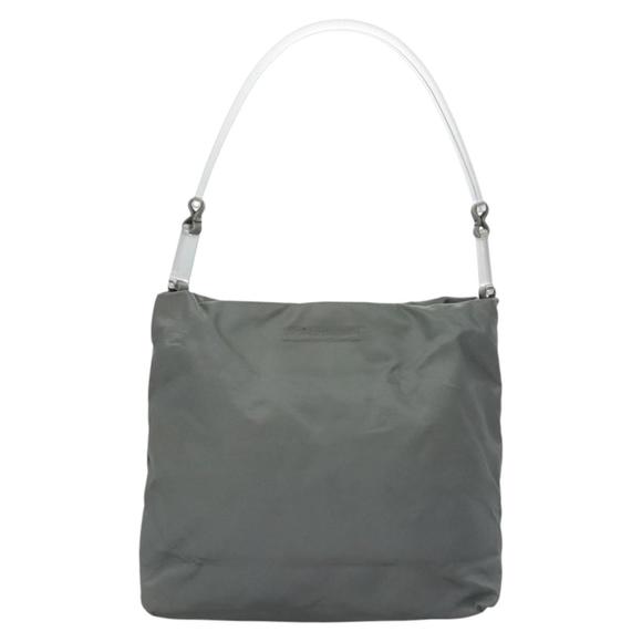 Prada Tessuto Grey Synthetic shoulder - Picture 1 of 10